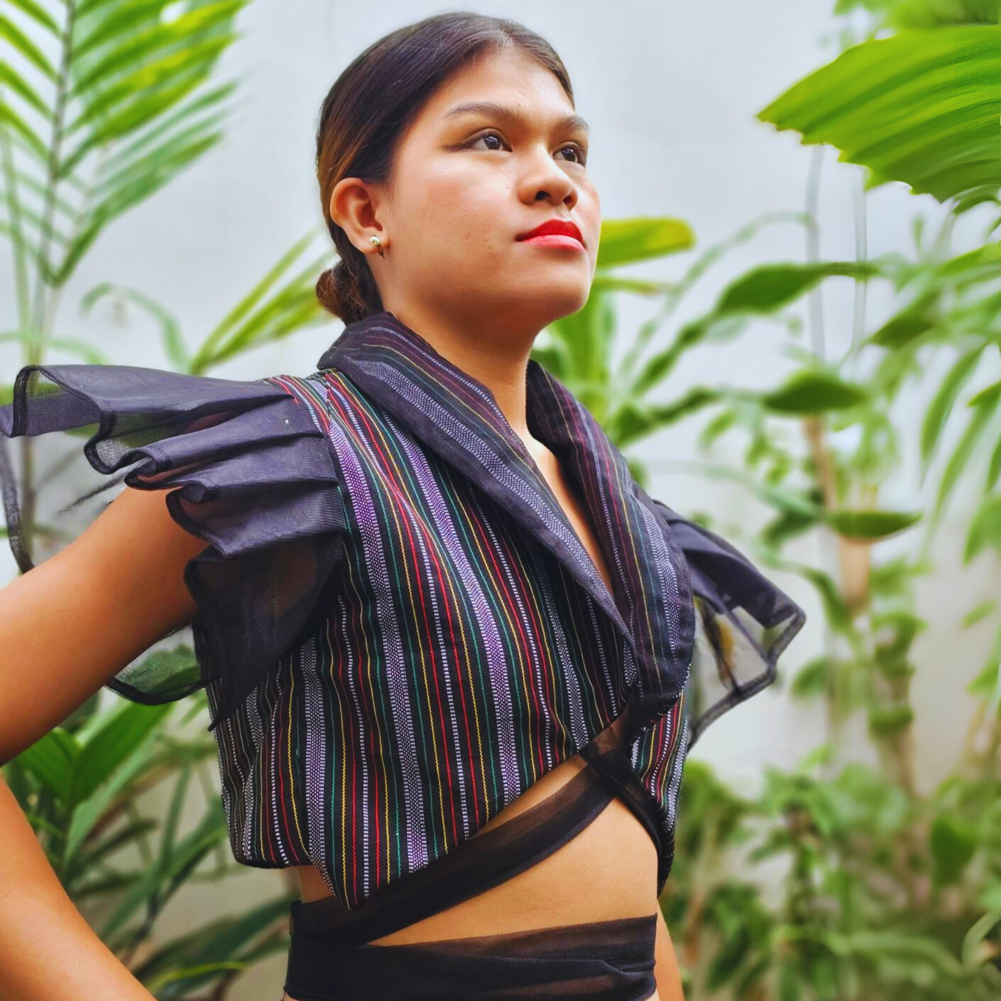Gabriella Tie Around Crop Top