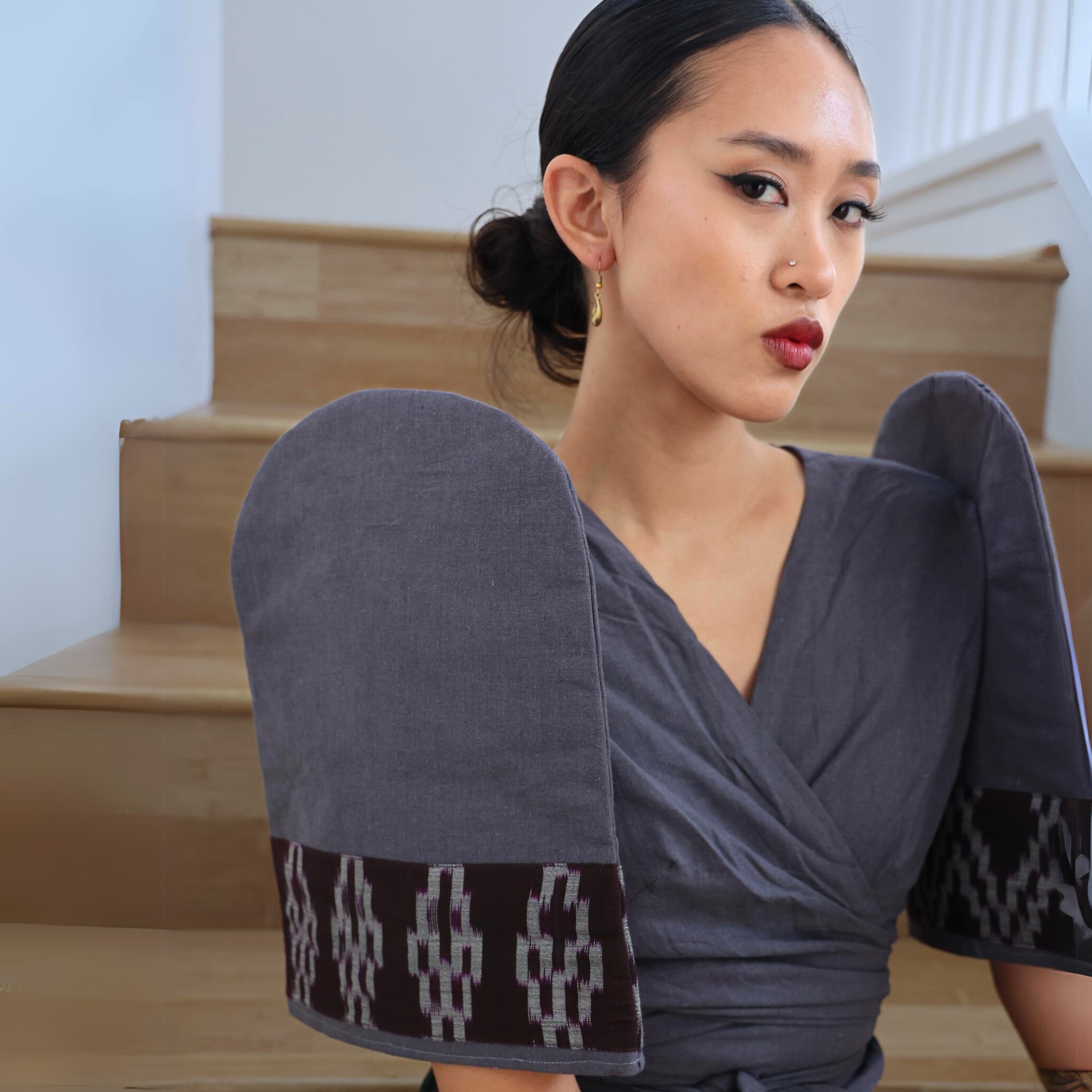 Hiwaga Abo Wrap Butterfly Sleeved Bolero