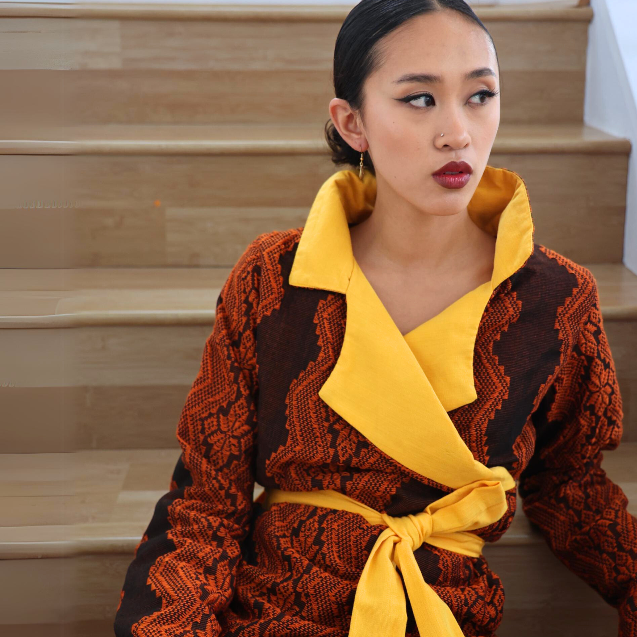 Buwaya Wide Collar Coat