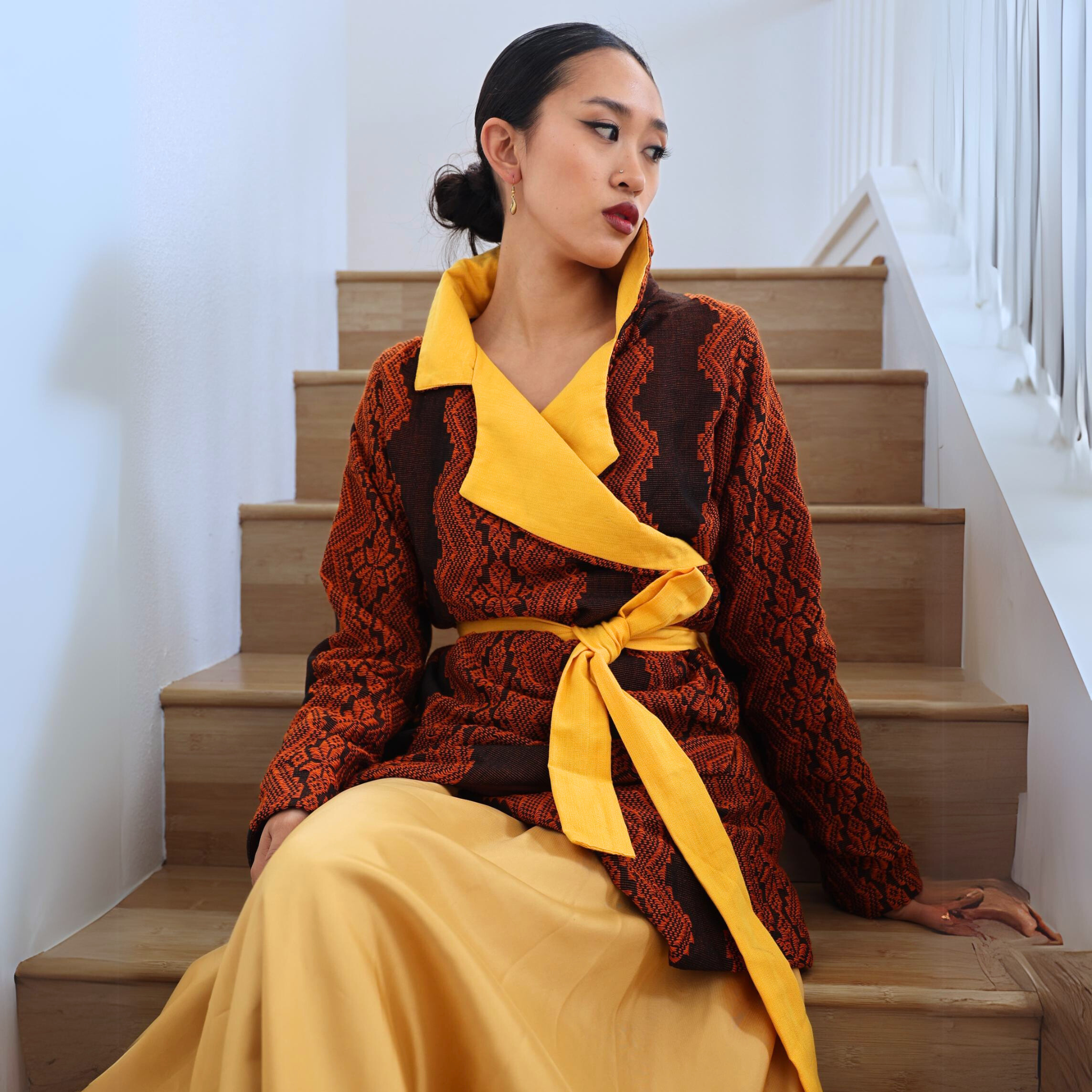 Buwaya Wide Collar Coat