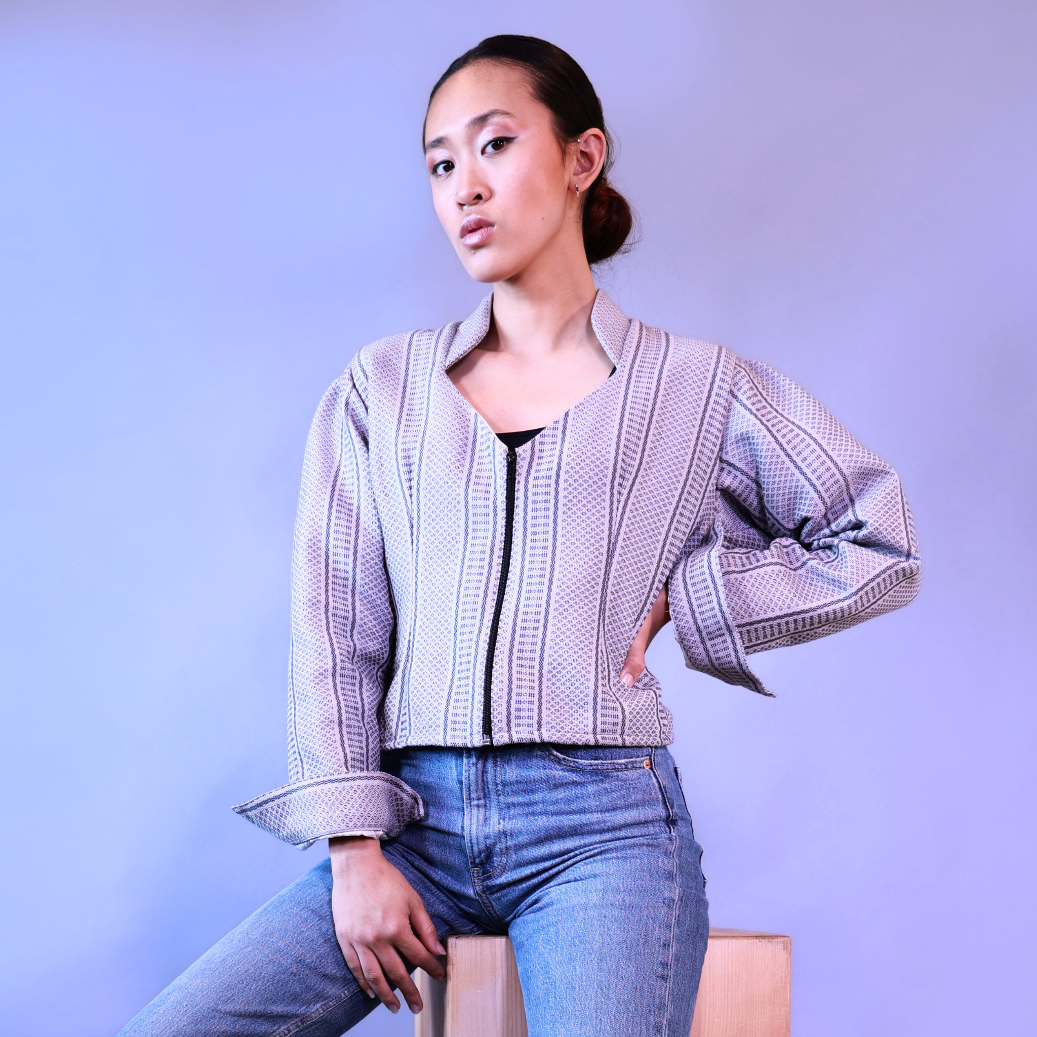 Zip up Crop Jacket