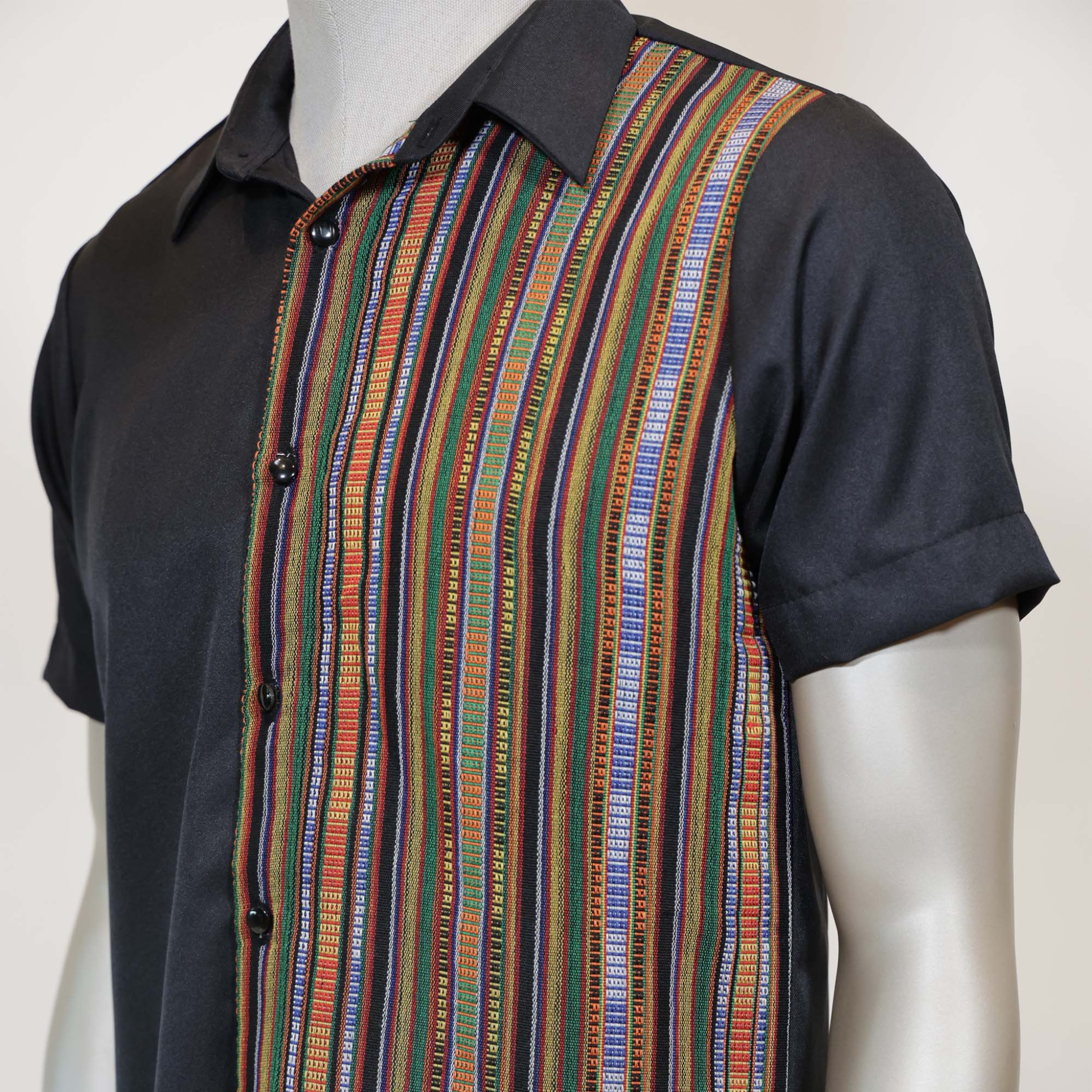 Birey Birey Short Sleeve Shirt Half Body Design