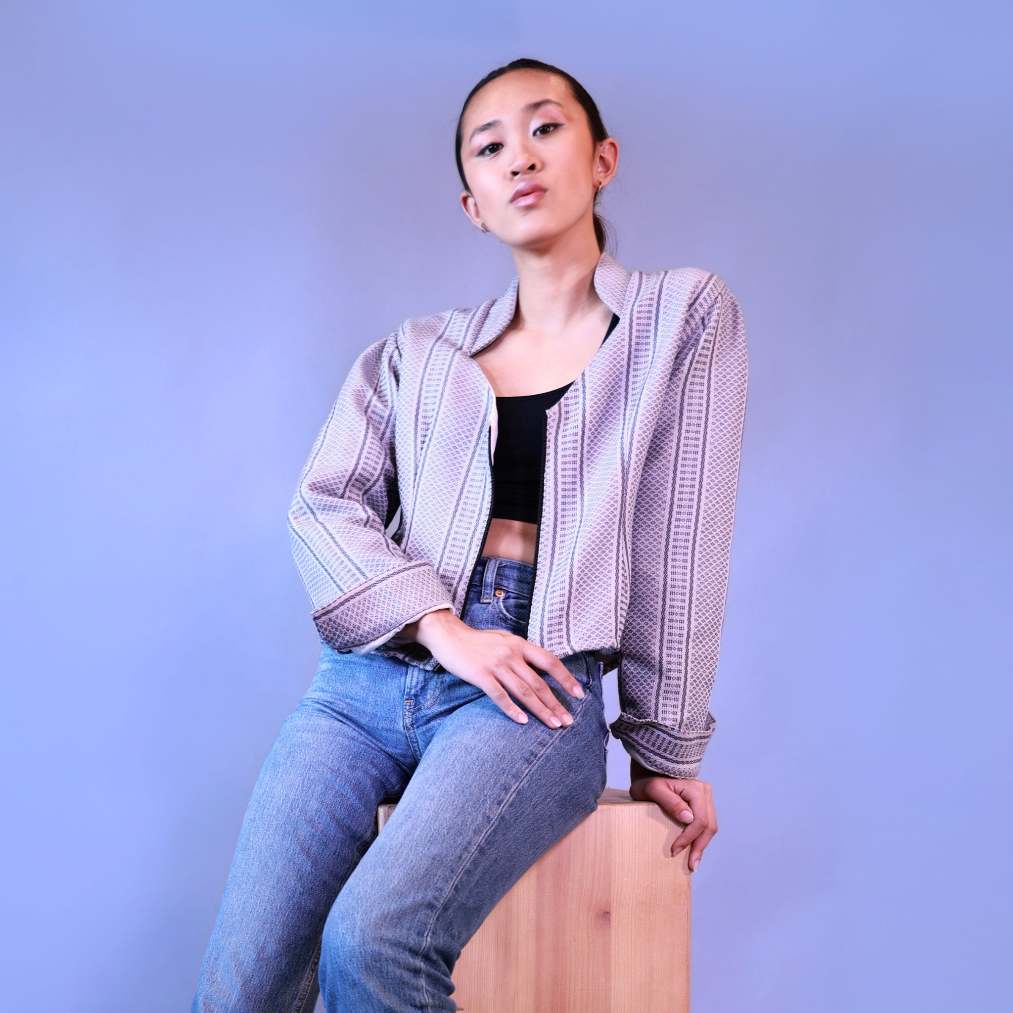 Zip up Crop Jacket