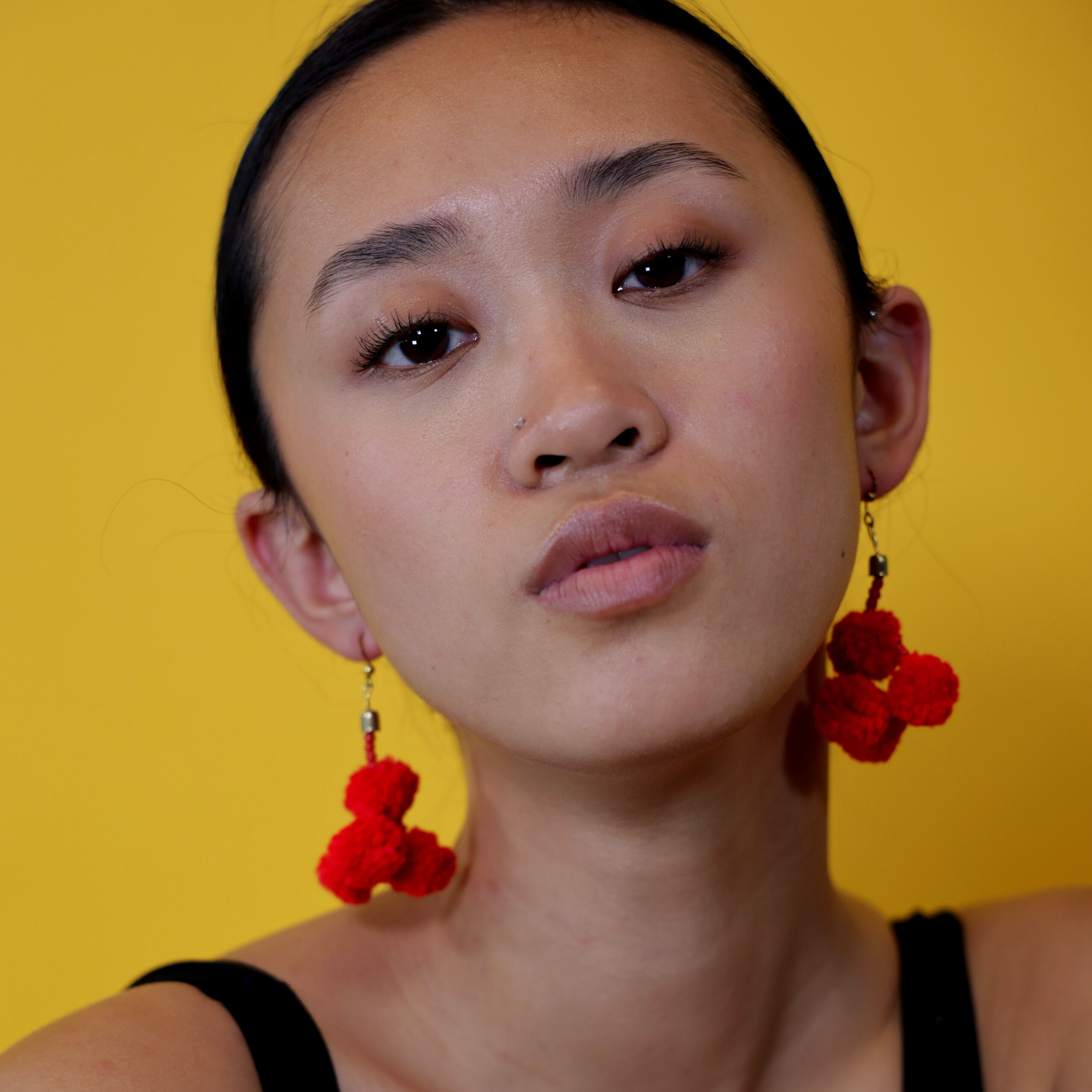 Bagobo Tagabawa Pom Pom Earrings