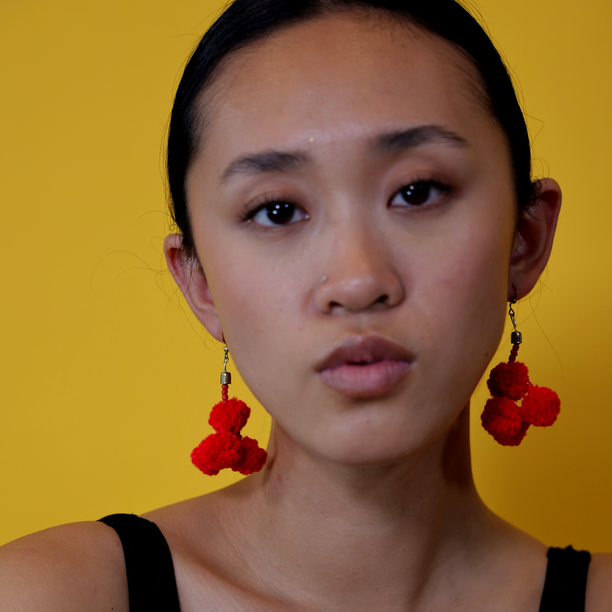 Bagobo Tagabawa Pom Pom Earrings