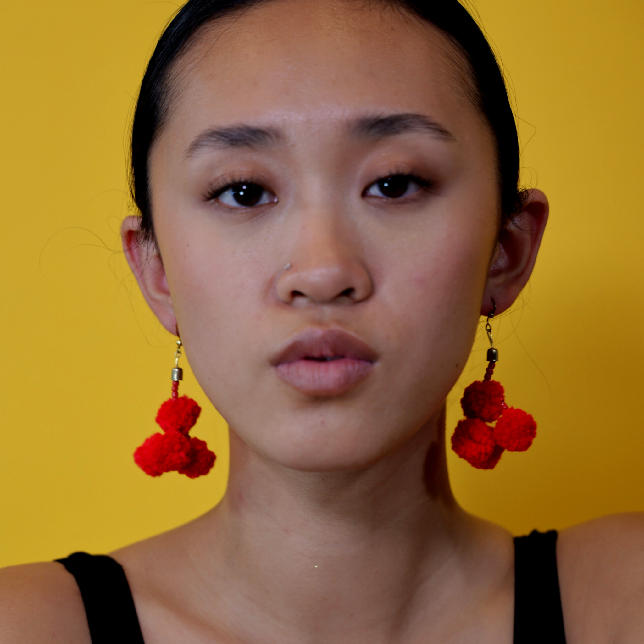 Bagobo Tagabawa Pom Pom Earrings