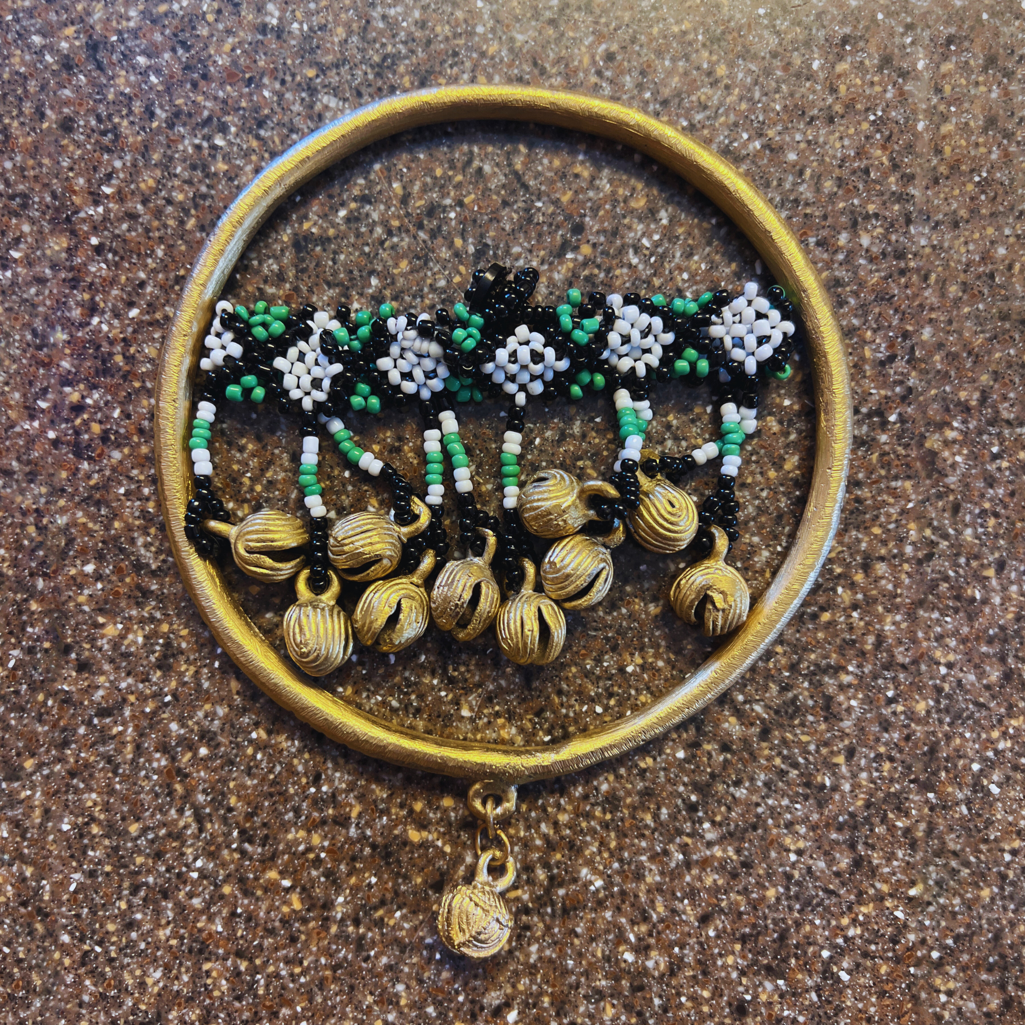 Brass Singkil Anklet Set
