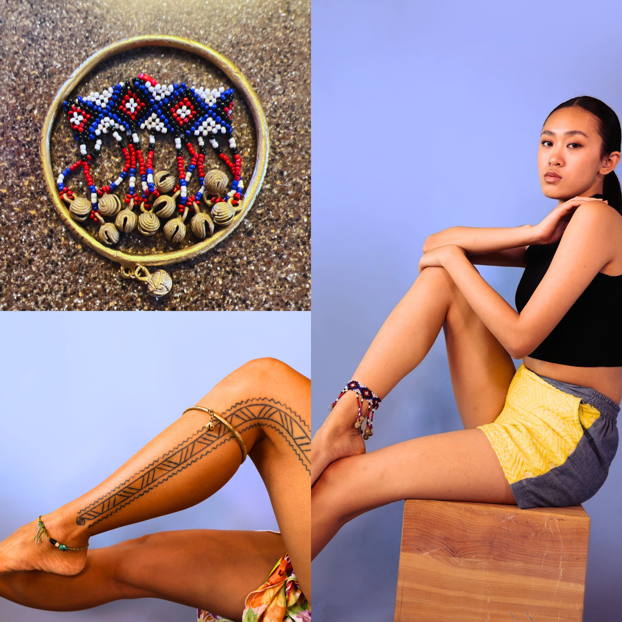 Brass Singkil Anklet Set