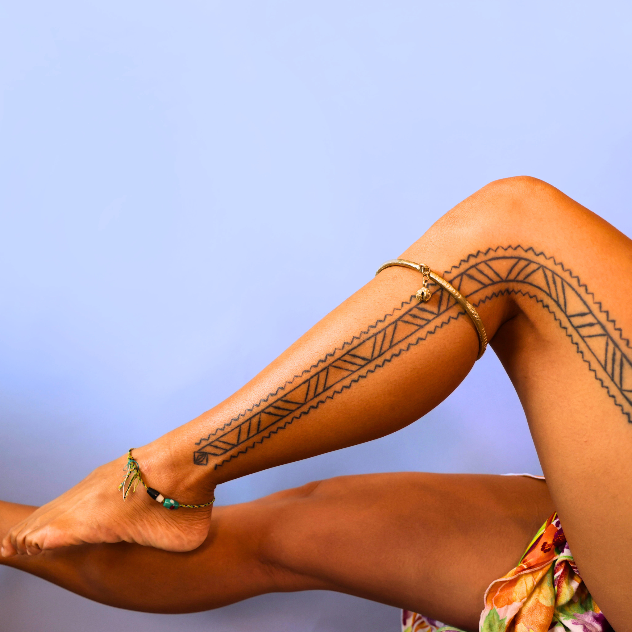 Brass Singkil Anklet Set