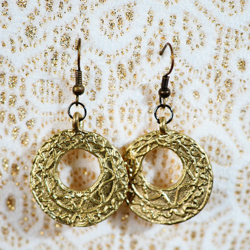 Kulintang Brass Earrings