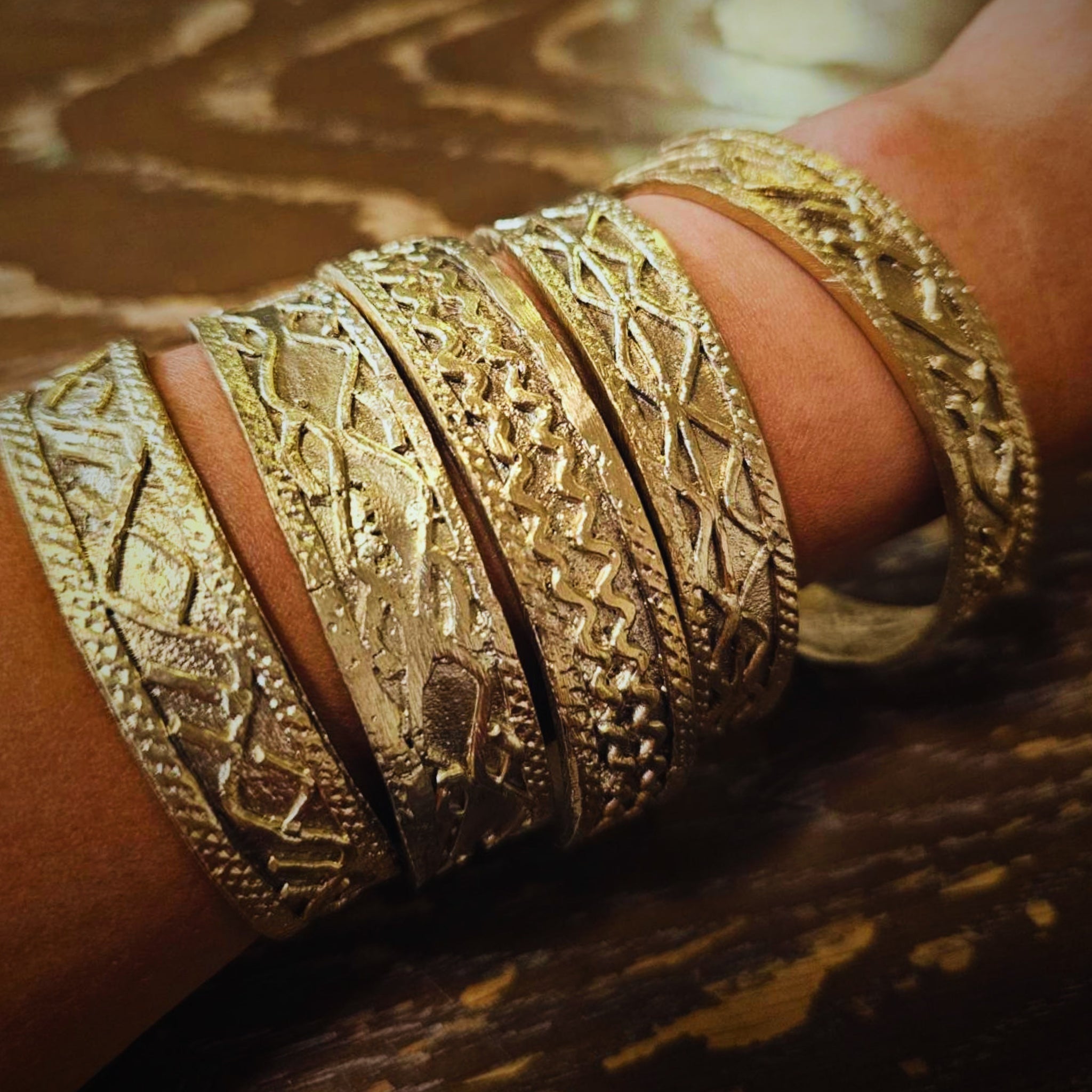 Hyu Brass Bangles