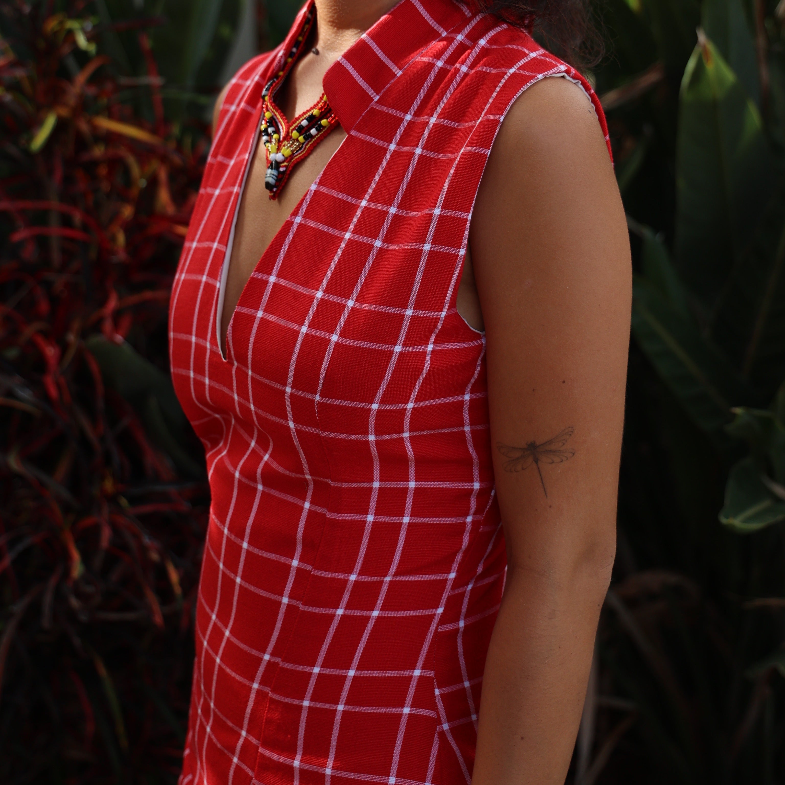 Sleeveless Pinang Ilokana Dress