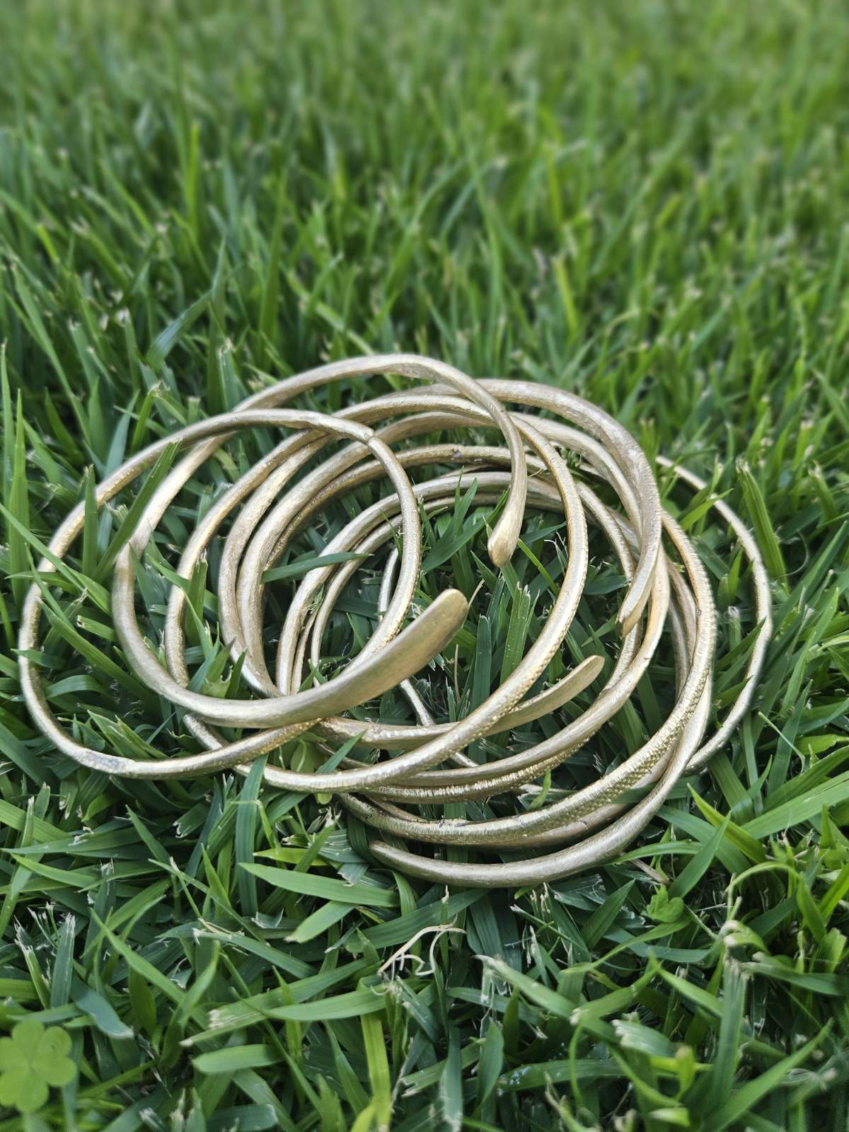 Plain thin Brass Bangles