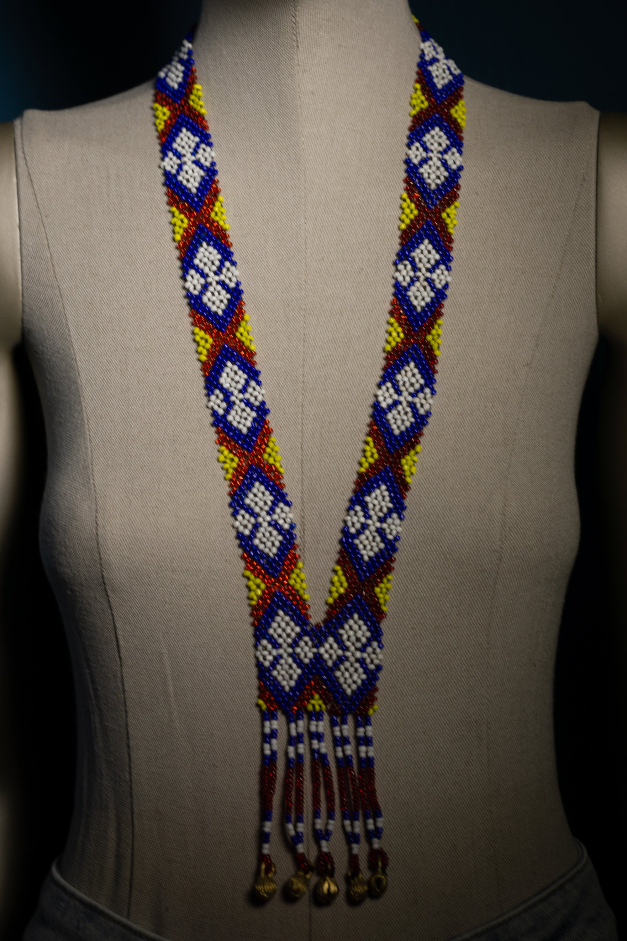 T'boli Long Necklace with Bells