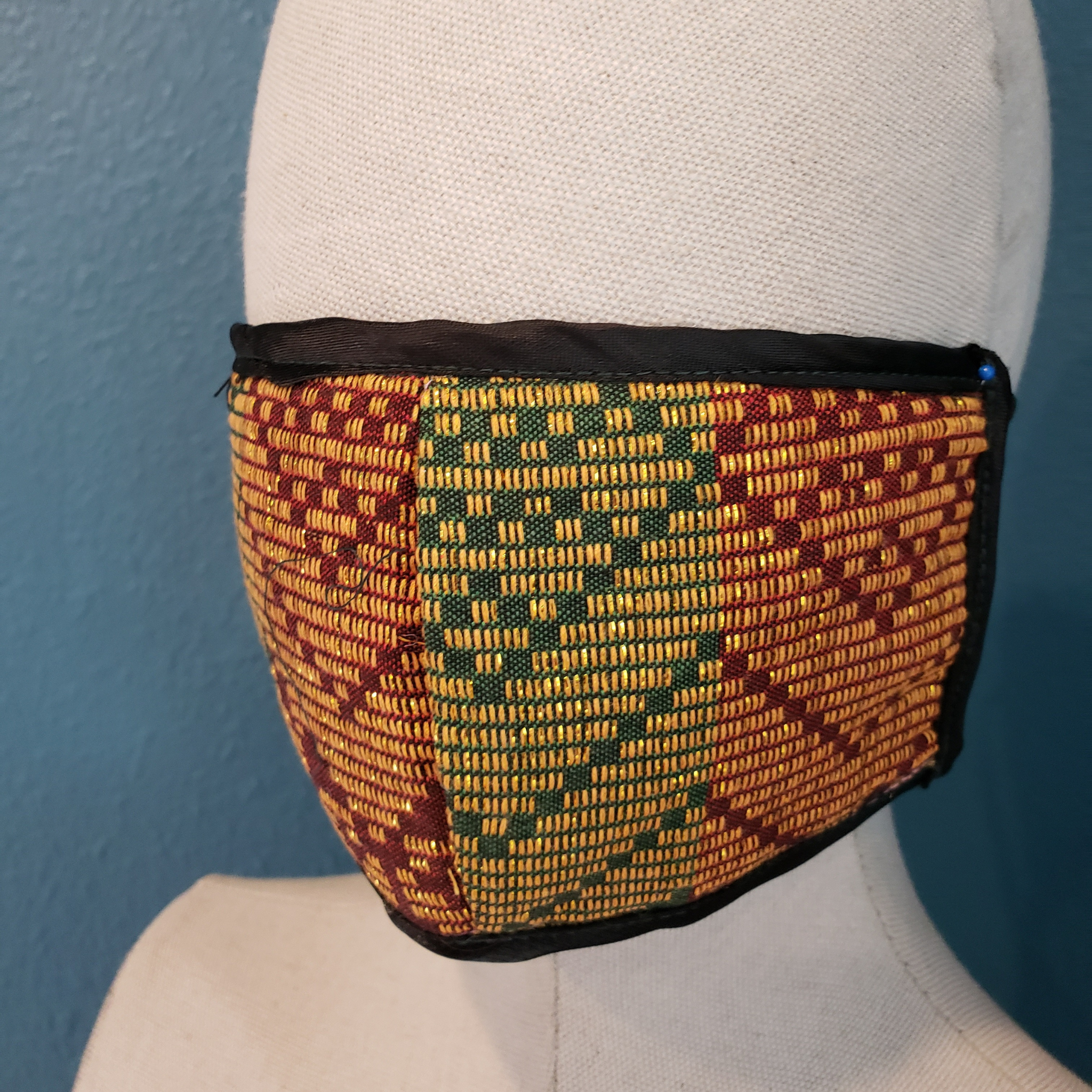 Maguindanao Inaul Mask with Lining and Filter Pocket