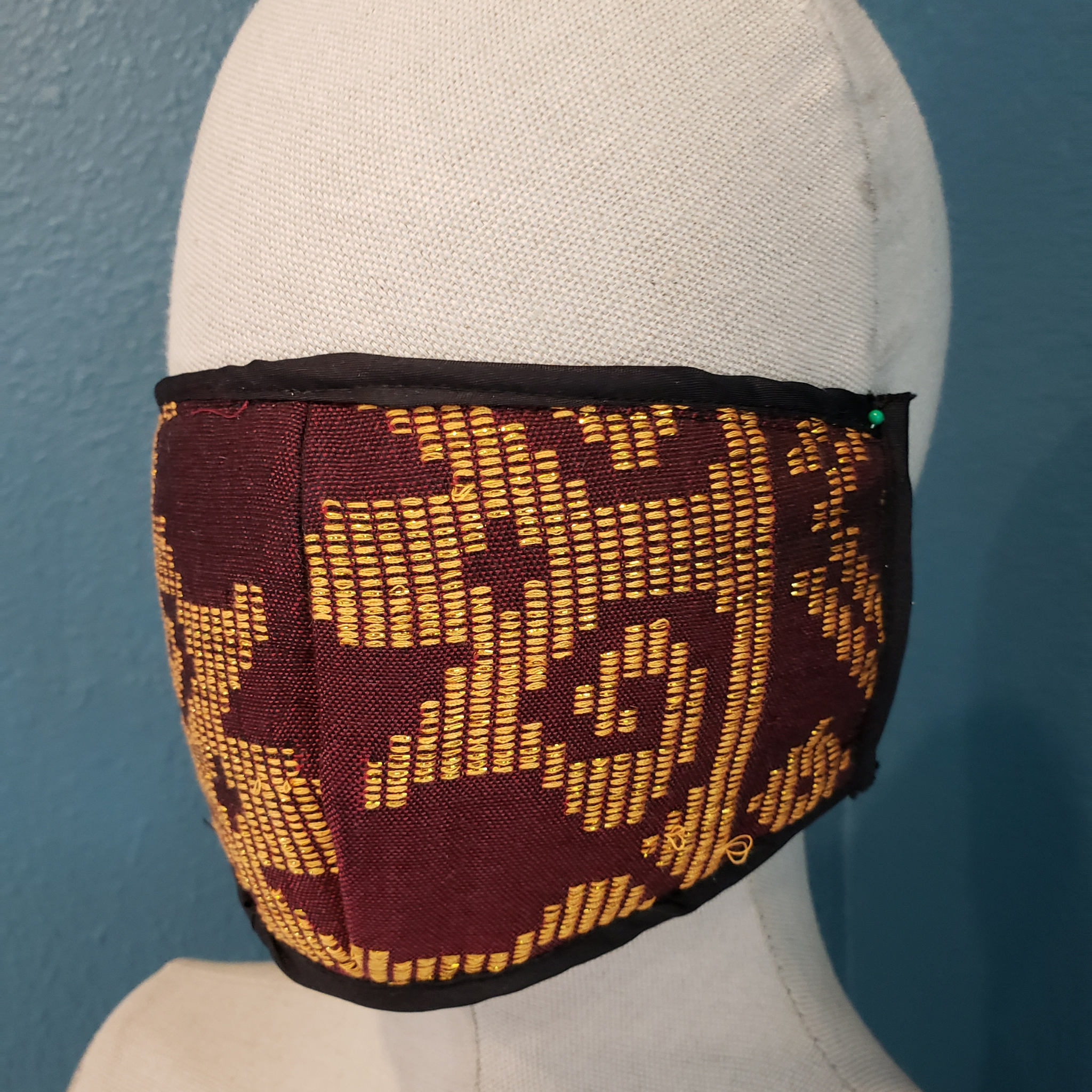 Maguindanao Inaul Mask with Lining and Filter Pocket